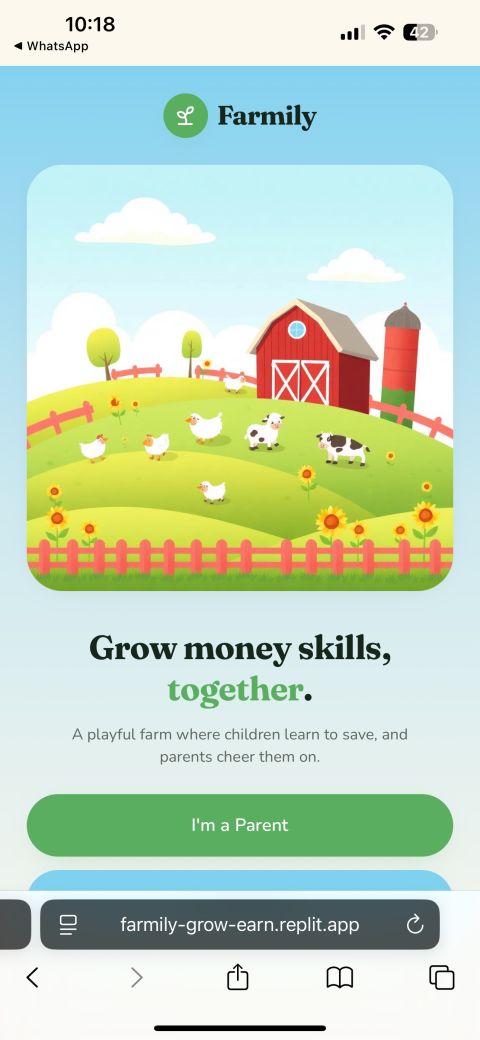 Farmily project interface